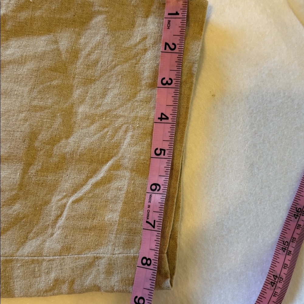J Jill 100% Linen Natural Elastic Waist Pull On Pants Pockets SizeXL - Picture 7 of 7